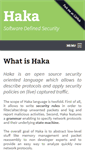 Mobile Screenshot of haka-security.org